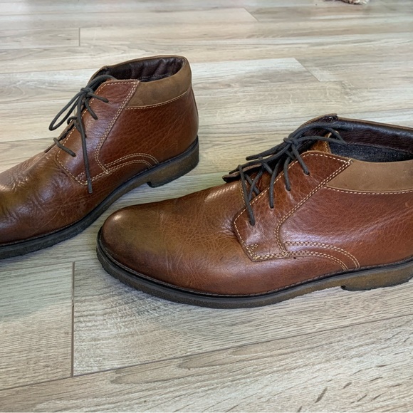 Rare Leather Johnston and Murphy Boots, size 9 1/2 - Picture 6 of 15